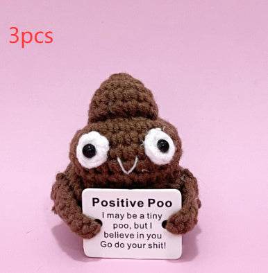 Gestrickte Gurken Puppe verleiht positive, nette und emozonale Energie - Kreativkauf.SI