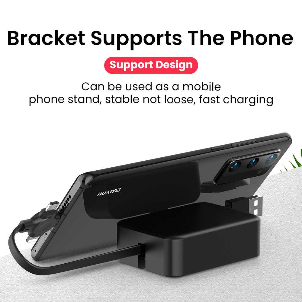 4-in-1-einziehbares USB-Kabel, kreatives Macaron-Typ-C-Mikrokabel für iPhone - Kreativkauf.SI