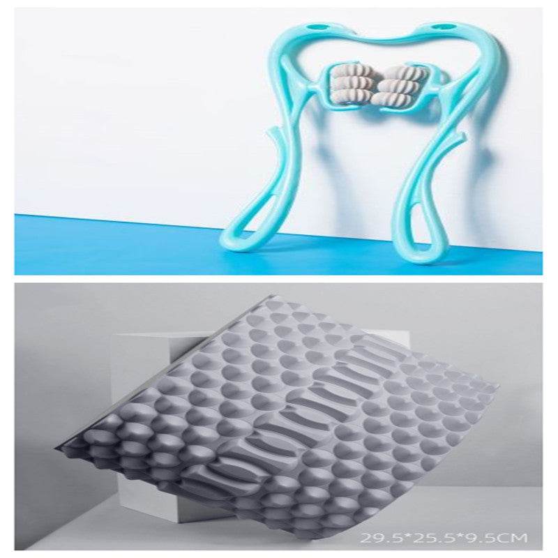 Multifunktionales Nacken Massagegerät mit Rollen - Kreativkauf.SI