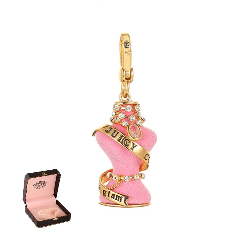 Diamantbesetzte Kristall - Zirkon - Diamantkette in Rosa für elegante Anlässe - Si.Kreativkauf