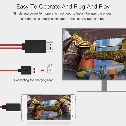 Type-C To HDMI 3 in1 Kabel für Mobiltelefone - Kreativkauf.SI