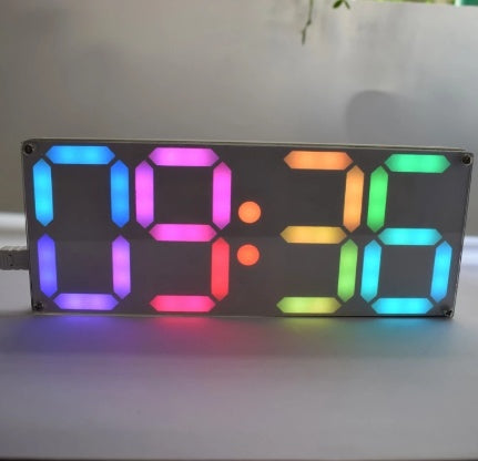 Uhr-Bastelset RainbowDigitalTube Uhr-Set