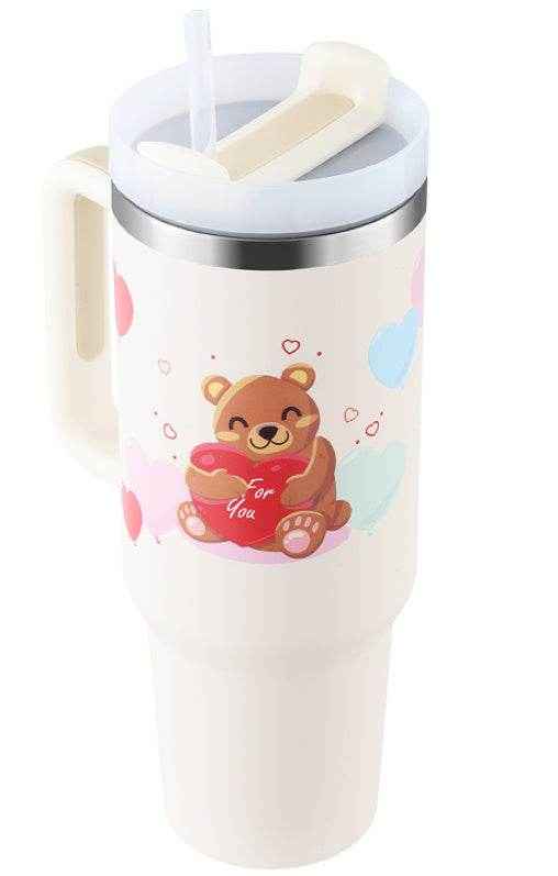 1,2 l großer Thermobecher aus Edelstahl und vielen Designs - Kreativkauf.SI