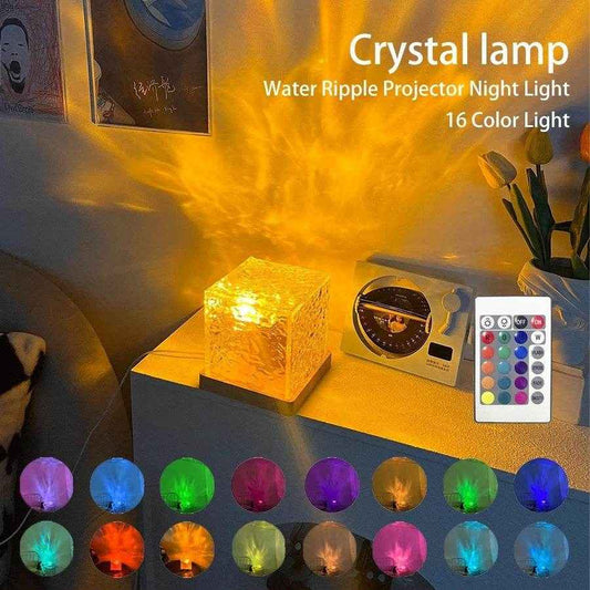 LED Wasserwellen- Umgebungsnachtlicht - Kreativkauf.SI