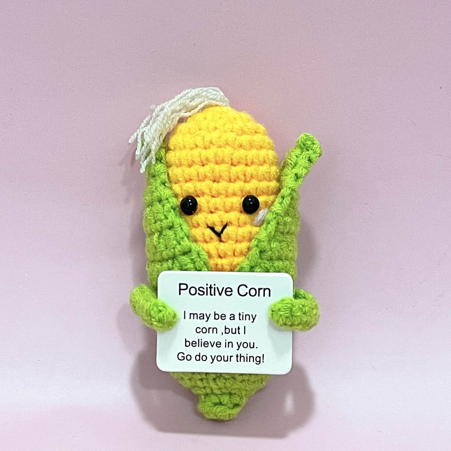 Gestrickte Gurken Puppe verleiht positive, nette  und emozonale Energie - Kreativkauf.SI