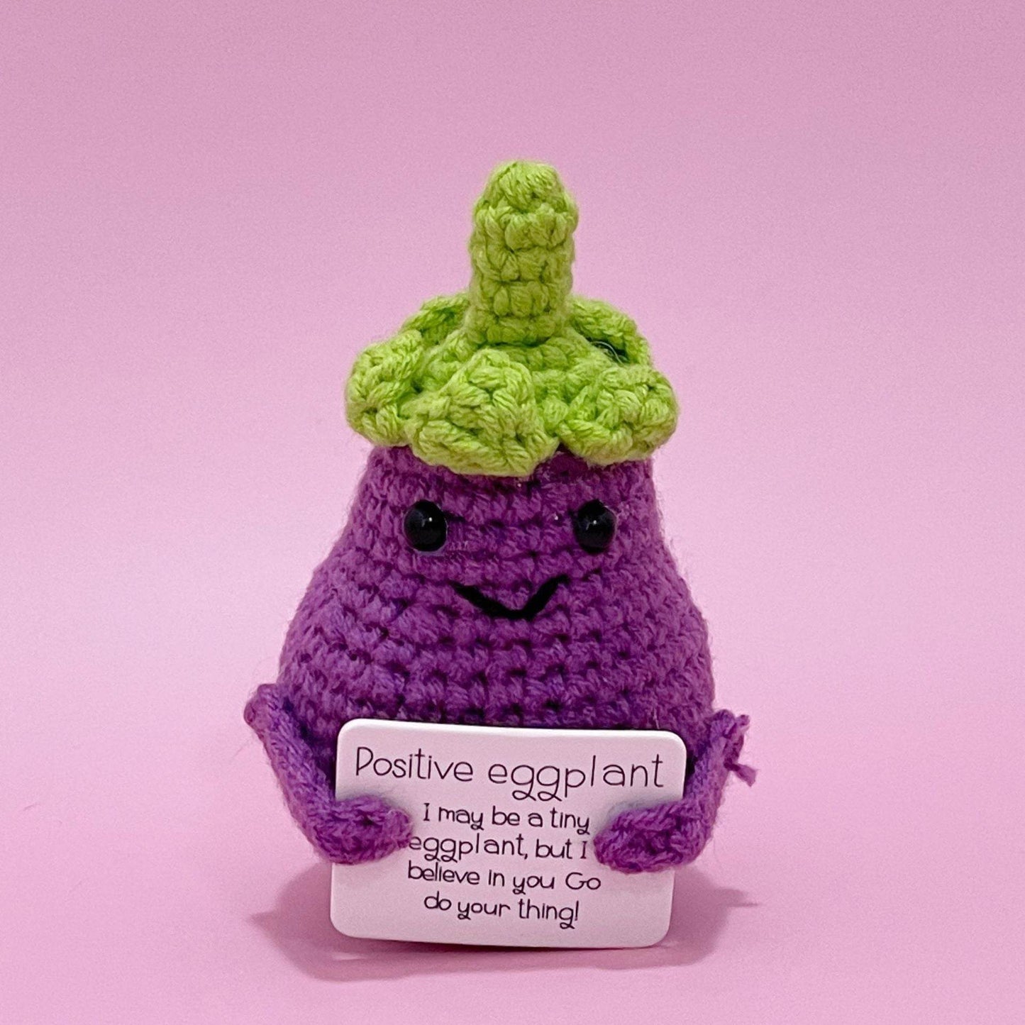 Gestrickte Gurken Puppe verleiht positive, nette  und emozonale Energie - Kreativkauf.SI
