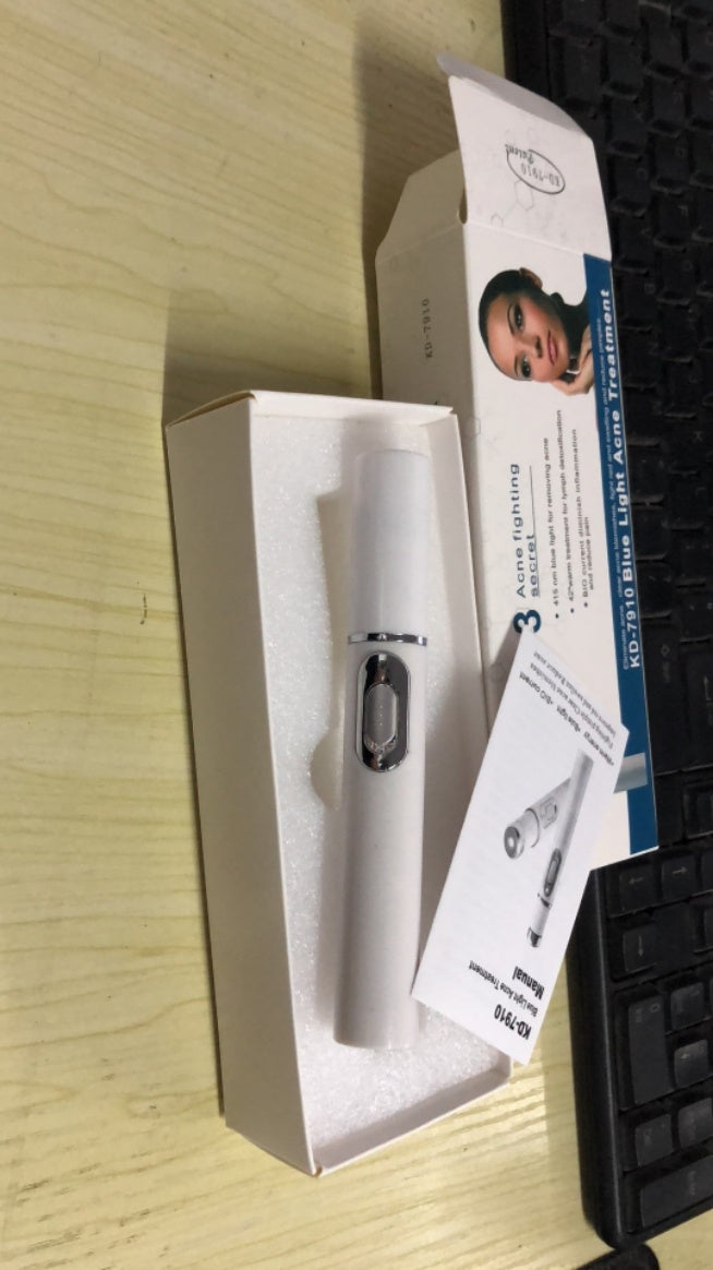 Blaulichttherapie-Akne-Laserstift, weiche Narben- und Faltenentfernungsbehandlung - Kreativkauf.SI