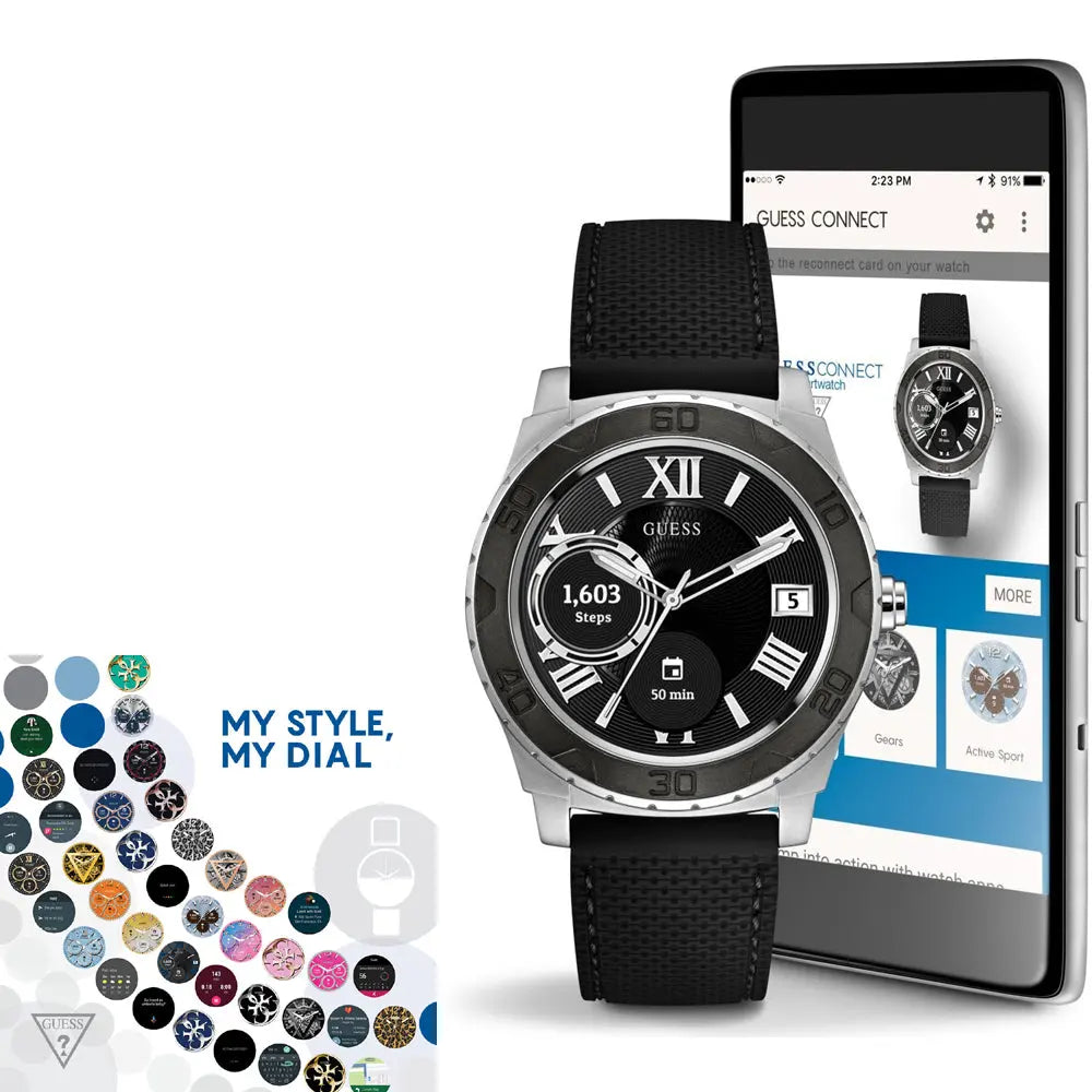 Guess Connect Ace C1001G1 Herrenuhr Smartwatch Si.Kreativkauf