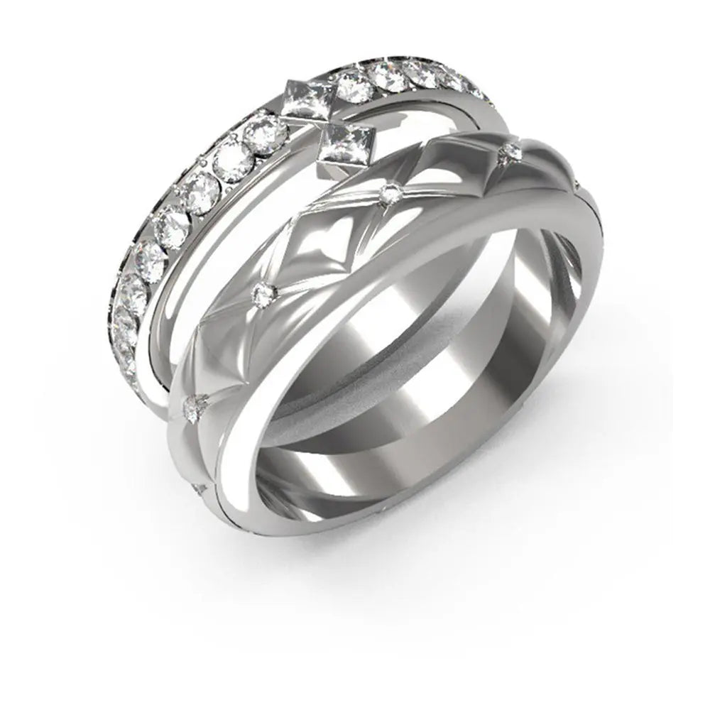 Guess Damenring JUBR04586JWRH50 Si.Kreativkauf