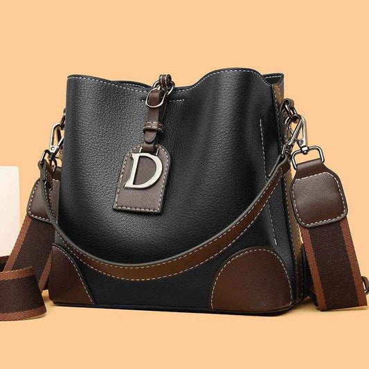 Retro Umhängetasche aus weichem Leder - Stilvolle Retro Lederhandtasche - Kreativkauf.SI
