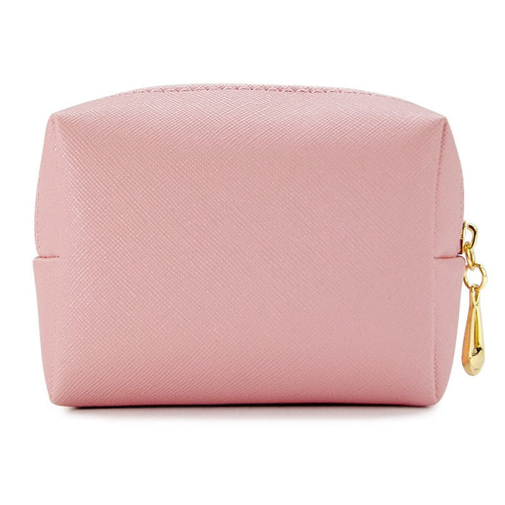 Achteckige Kosmetiktasche aus PU - Leder, schlichtes Design - Si.Kreativkauf