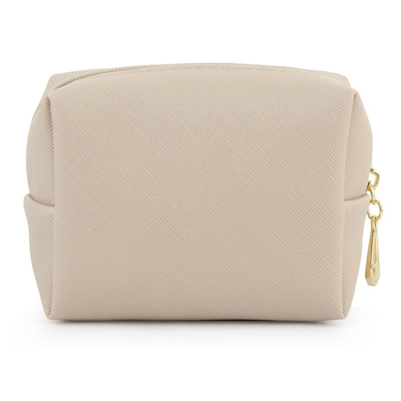 Achteckige Kosmetiktasche aus PU - Leder, schlichtes Design - Si.Kreativkauf