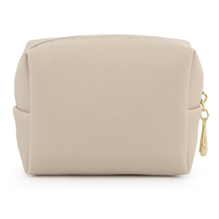 Achteckige Kosmetiktasche aus PU - Leder, schlichtes Design - Si.Kreativkauf