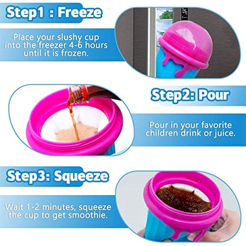 500 ml großer Slush Becher- schnell gefrorenen Smothie - Kreativkauf.SI