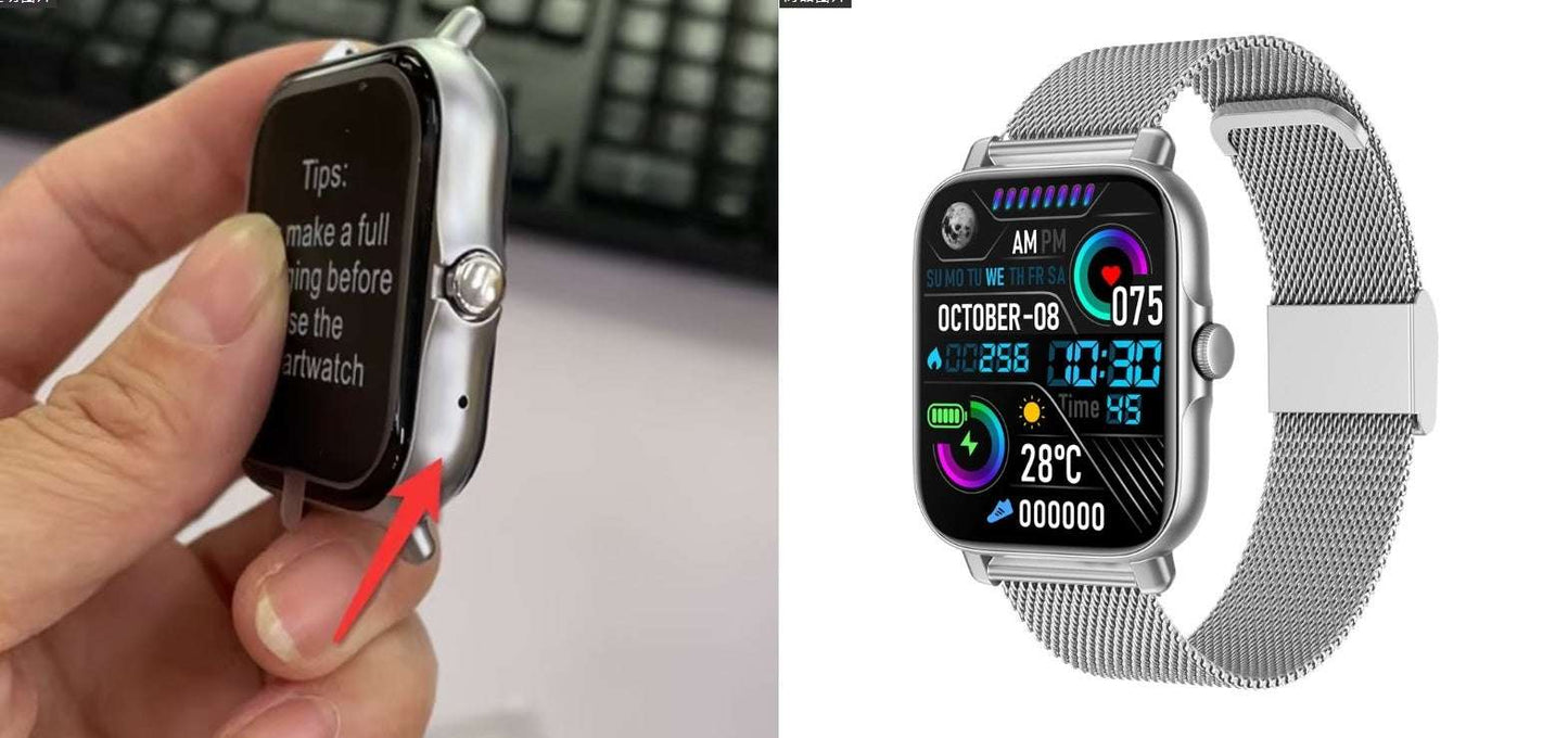 Magnetic Charging Smartwatch Sports Model - Kreativkauf.SI
