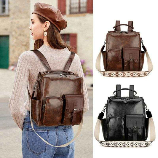 Lässiger Rucksack im Retro Style für jeden Anlass - Kreativkauf.SI