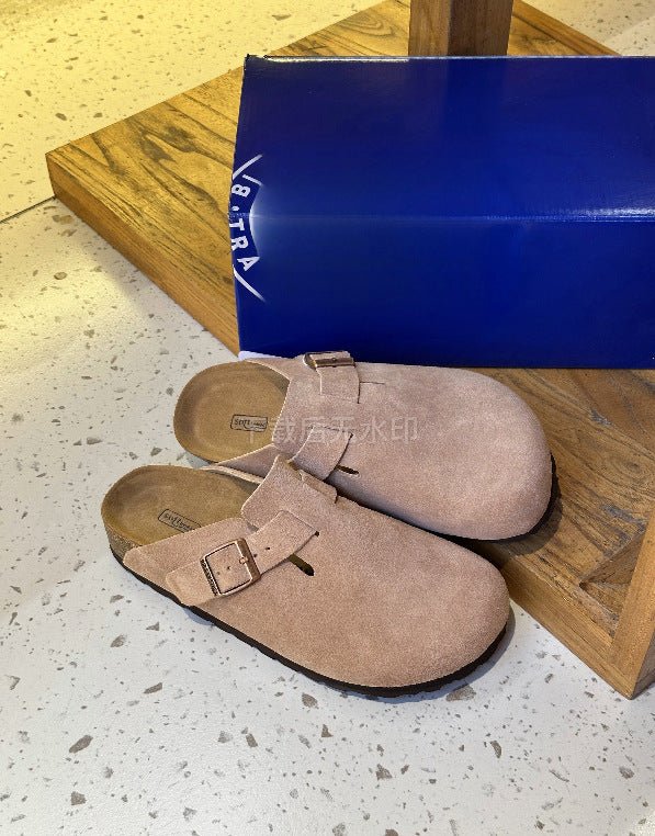 Birkenstock Sandalen aus Leder mit flacher Sohle und anatomischem Fußbett für hohen Tragekomfort - Si.Kreativkauf