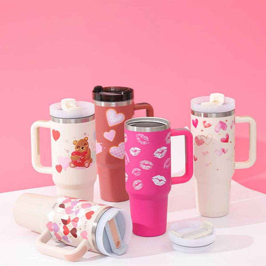 1,2 l großer Thermobecher aus Edelstahl und vielen Designs - Kreativkauf.SI