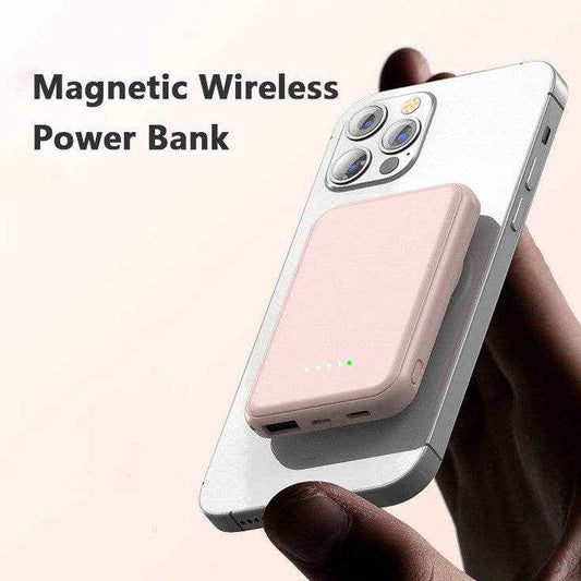 Mini Schnelllade Magnet Wireless Powerbank 5000 MAh - Kreativkauf.SI