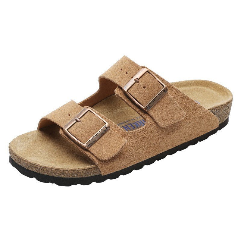 Damen Birkenstock Leder Sandalen mit anatomischem Fußbett und flacher Sohle für optimalen Komfort - Si.Kreativkauf