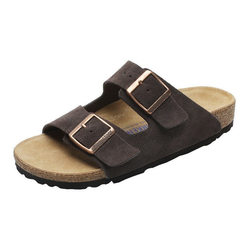 Damen Birkenstock Leder Sandalen mit anatomischem Fußbett und flacher Sohle für optimalen Komfort - Si.Kreativkauf