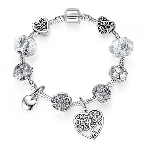 Damenarmband 925 Sterlingsilber mit Kristallanhänger – Elegantes Schmuckstück für jeden Anlass - Si.Kreativkauf