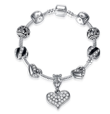 Damenarmband 925 Sterlingsilber mit Kristallanhänger – Elegantes Schmuckstück für jeden Anlass - Si.Kreativkauf
