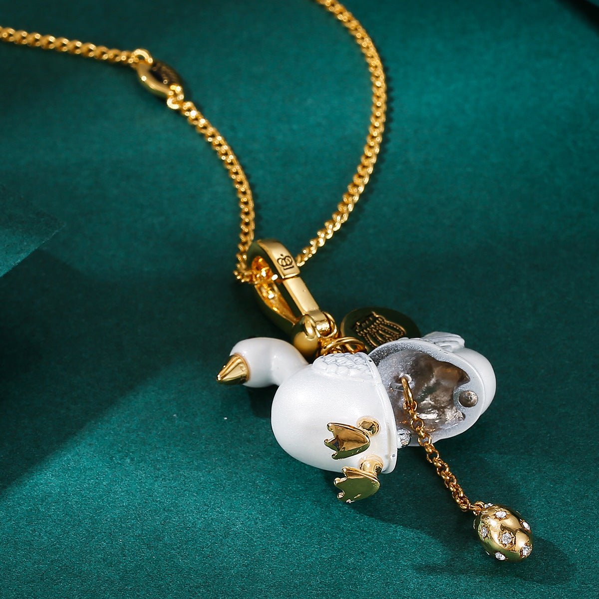 Die Gans mit öffentlichem Zugang und goldenen Ei – Spielzeug für kreative Kinder - Si.Kreativkauf