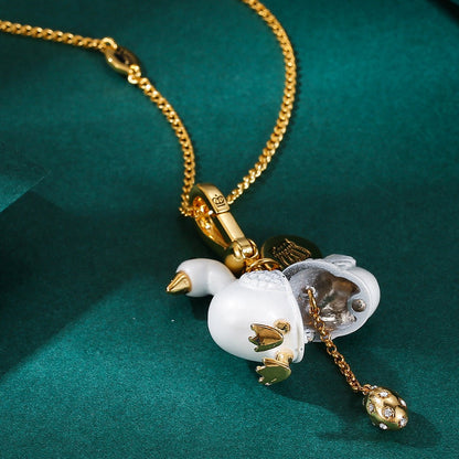 Die Gans mit öffentlichem Zugang und goldenen Ei – Spielzeug für kreative Kinder - Si.Kreativkauf