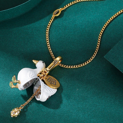 Die Gans mit öffentlichem Zugang und goldenen Ei – Spielzeug für kreative Kinder - Si.Kreativkauf