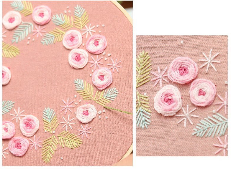 DIY Stickset für ländliches Design – Blumen und Blätter zur kreativen Dekoration - Si.Kreativkauf