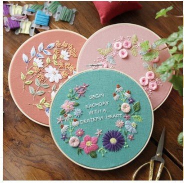 DIY Stickset für ländliches Design – Blumen und Blätter zur kreativen Dekoration - Si.Kreativkauf