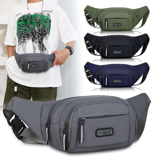 Men's Multifunctional Waist Bag Wear-resistant Waterproof Crossbody Bags - Kreativkauf.SI