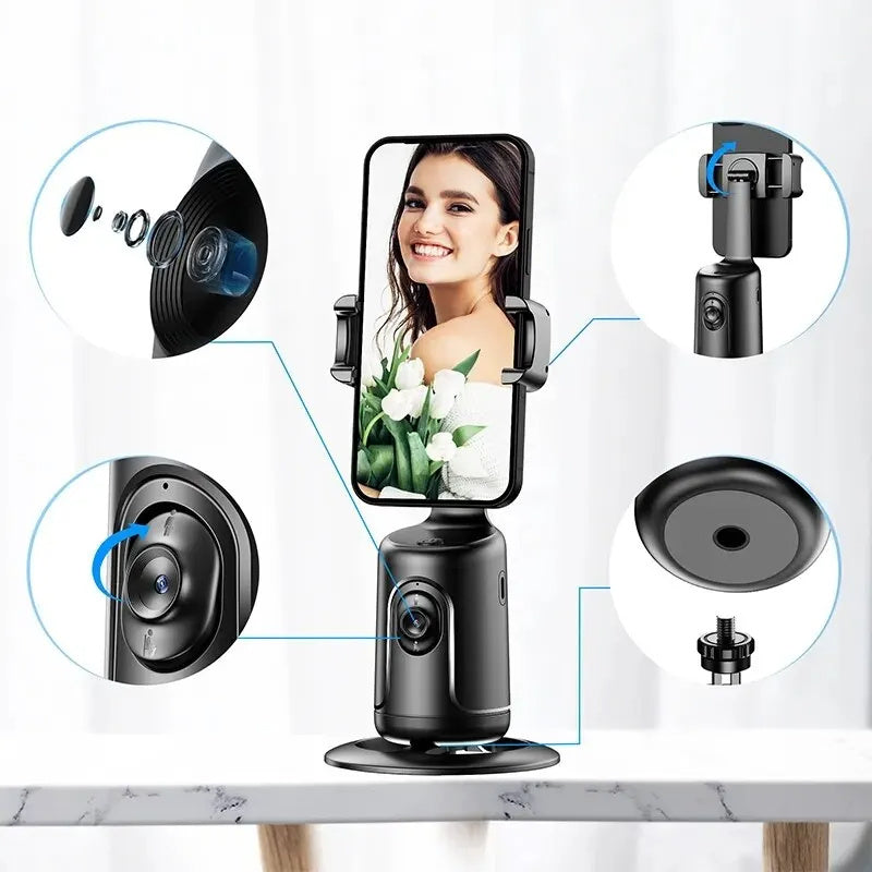 Handystativ mit 360 Grad Automatische Gesichtsverfolgung - Kreativkauf.SI
