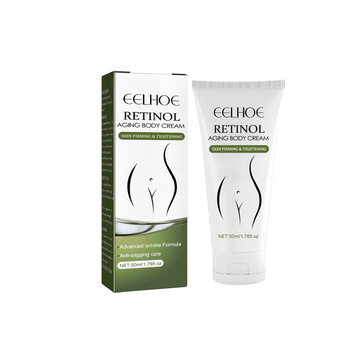 EELHOE Retinol - Körpercreme – Straffende Anti - Aging - Creme für glatte, feuchtigkeitsspendende und aufhellende Haut - Si.Kreativkauf