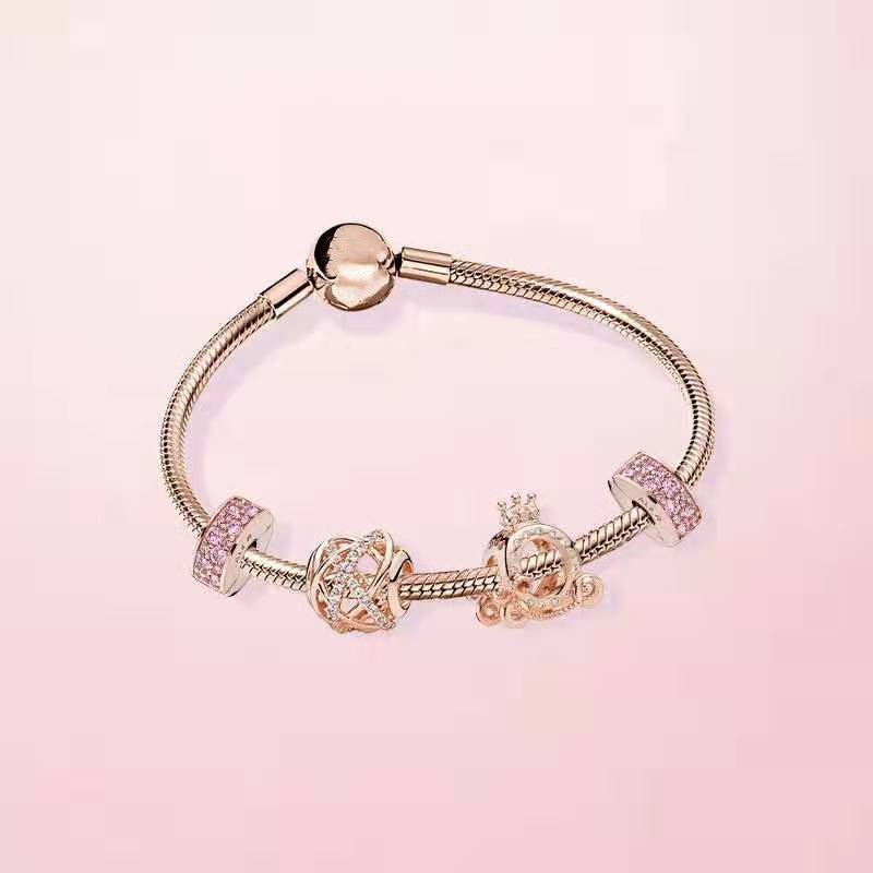 Elegantes Perlen Charm Armband mit glitzernden Akzenten für stilvolle Anlässe - Si.Kreativkauf