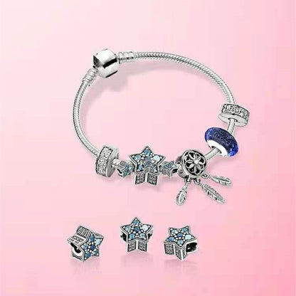 Elegantes Perlen Charm Armband mit glitzernden Akzenten für stilvolle Anlässe - Si.Kreativkauf
