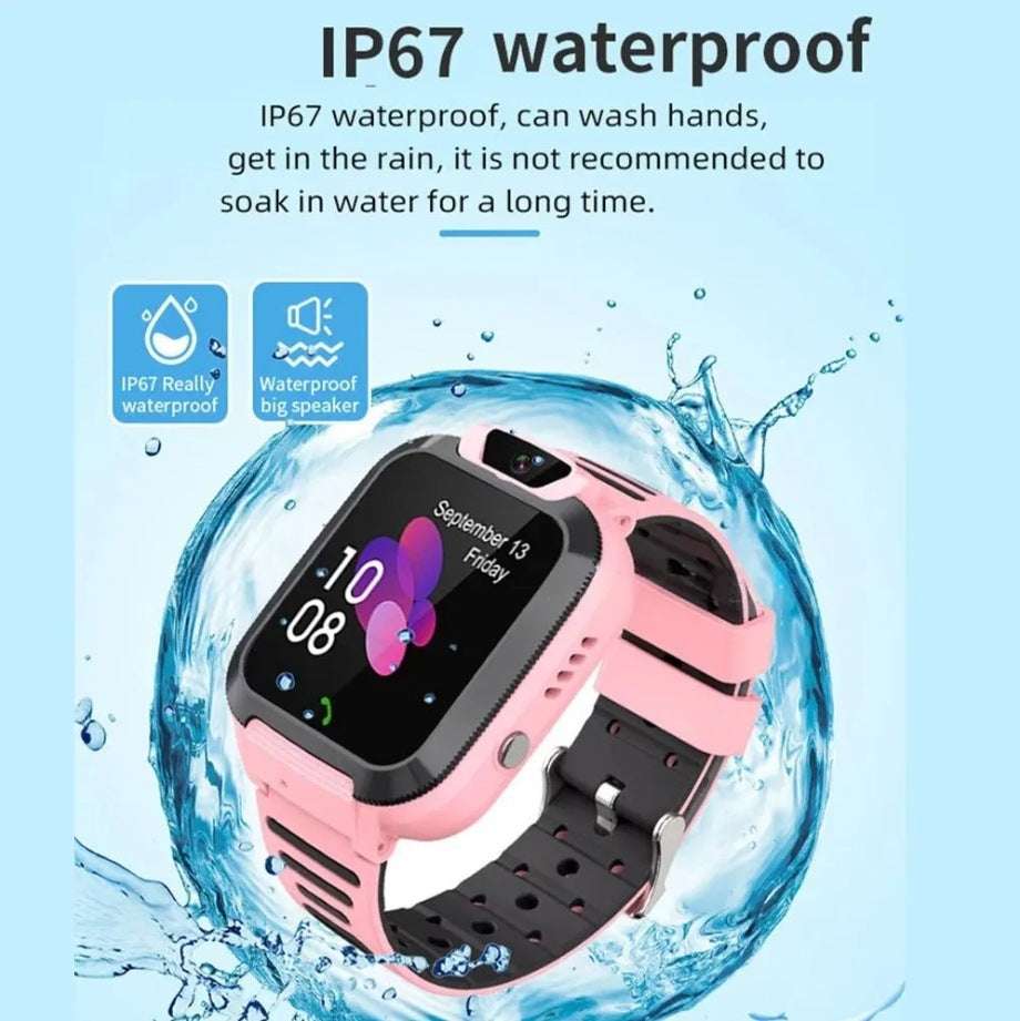 SOS Call LBS Tracker 2G Card-inserting Camera Children Waterproof Watch - Kreativkauf.SI