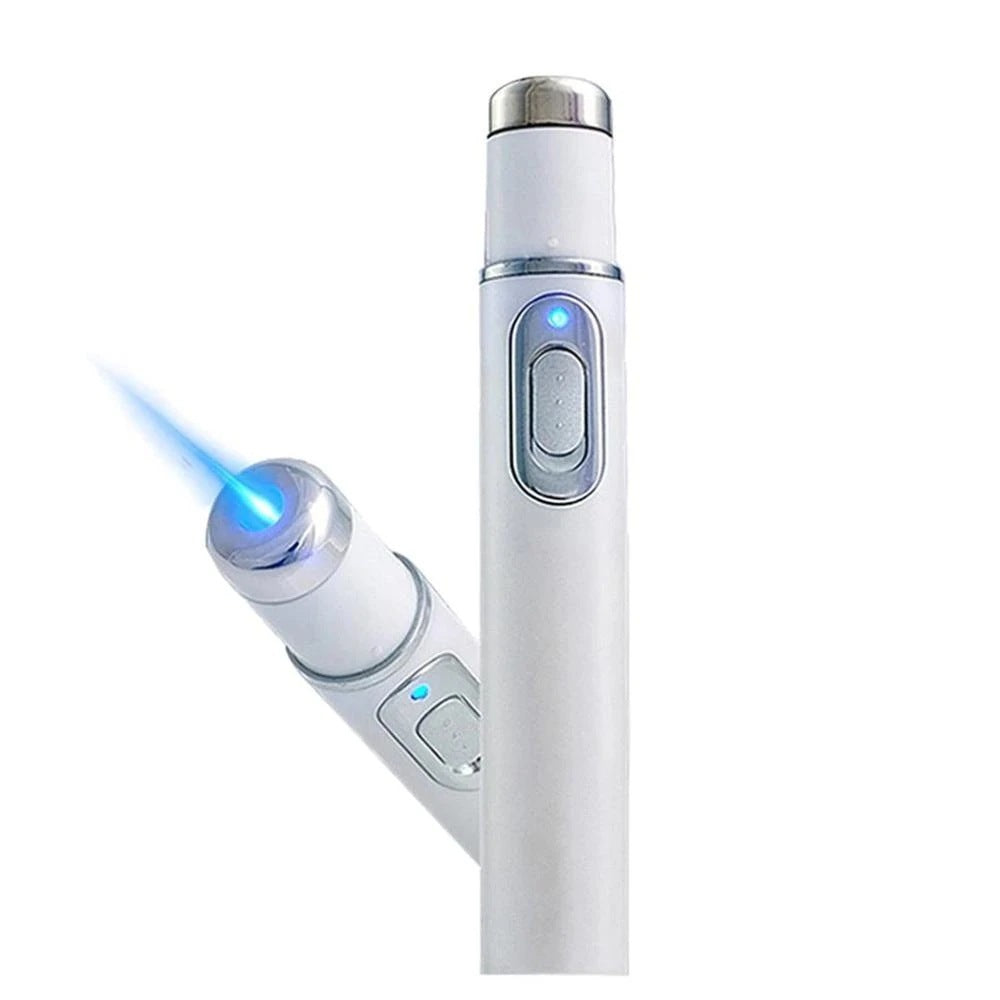 Blaulichttherapie-Akne-Laserstift, weiche Narben- und Faltenentfernungsbehandlung - Kreativkauf.SI