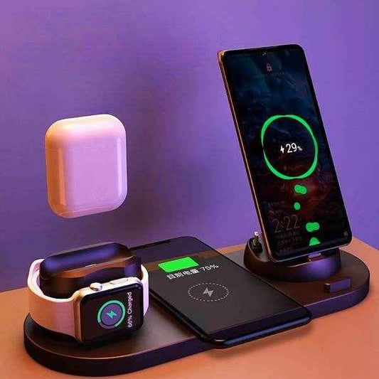 Drahtloses Ladegerät für I Phone, Telefon, Smartwatch - Kreativkauf.SI