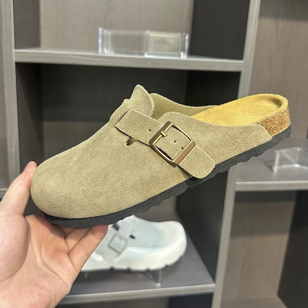Flache Birkenstock aus Leder in frischen Farben für lässige Freizeitlooks - Si.Kreativkauf