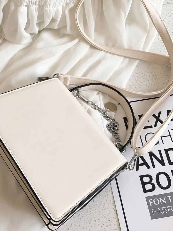 Handtasche aus PU - Leder mit abnehmbarem Schulterriemen für vielseitige Nutzung - Si.Kreativkauf