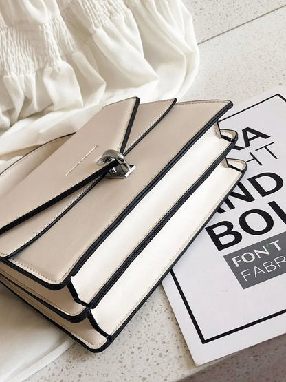 Handtasche aus PU - Leder mit abnehmbarem Schulterriemen für vielseitige Nutzung - Si.Kreativkauf