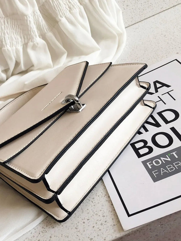 Handtasche aus PU - Leder mit abnehmbarem Schulterriemen für vielseitige Nutzung - Si.Kreativkauf