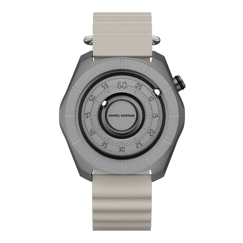 Herrenuhr mit Magnetschwebefunktion, hohe Leuchtkraft, kreatives Design für stilbewusste Männer - Si.Kreativkauf