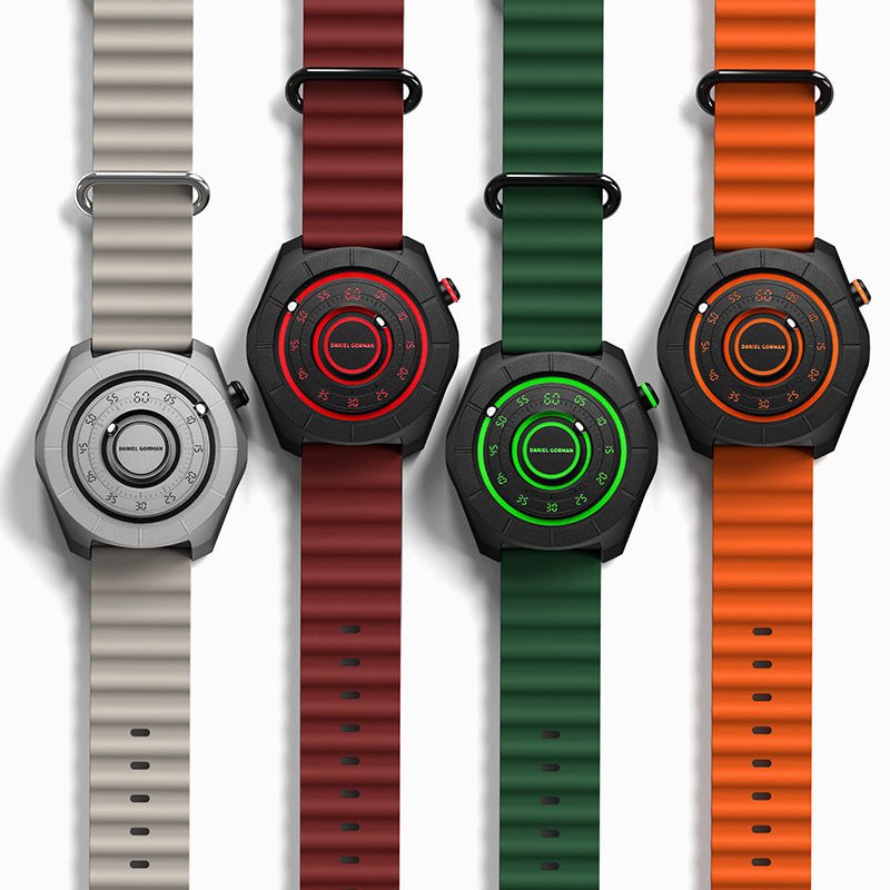 Herrenuhr mit Magnetschwebefunktion, hohe Leuchtkraft, kreatives Design für stilbewusste Männer - Si.Kreativkauf