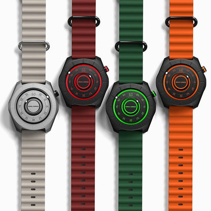 Herrenuhr mit Magnetschwebefunktion, hohe Leuchtkraft, kreatives Design für stilbewusste Männer - Si.Kreativkauf