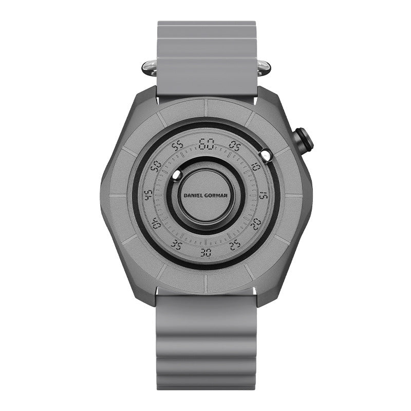 Herrenuhr mit Magnetschwebefunktion, hohe Leuchtkraft, kreatives Design für stilbewusste Männer - Si.Kreativkauf