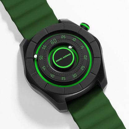 Herrenuhr mit Magnetschwebefunktion, hohe Leuchtkraft, kreatives Design für stilbewusste Männer - Si.Kreativkauf