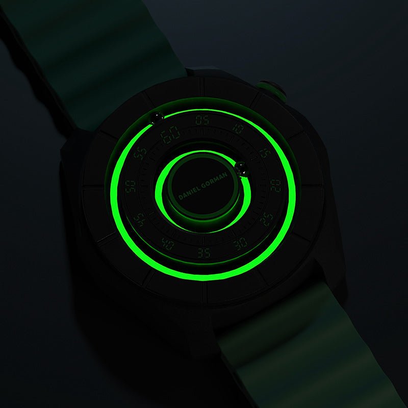 Herrenuhr mit Magnetschwebefunktion, hohe Leuchtkraft, kreatives Design für stilbewusste Männer - Si.Kreativkauf
